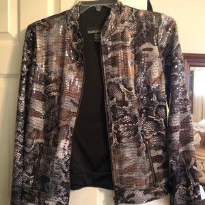 Frank Lyman Faux Snakeskin Jacket 😻